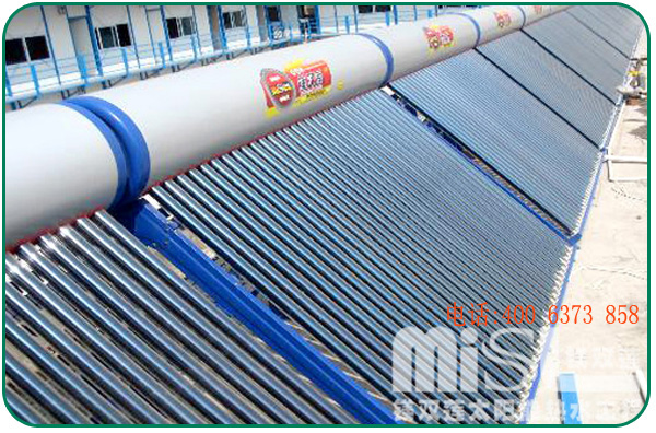 單機串并聯(lián)太陽能熱水工程